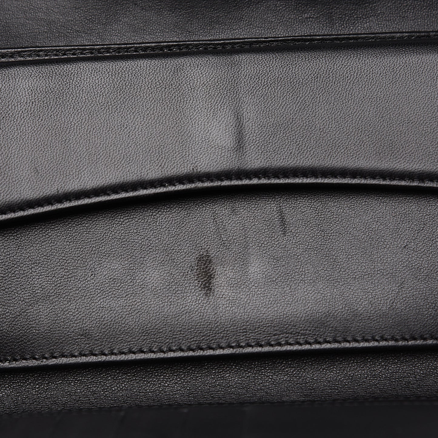 Lambskin Quilted Large Flap Wallet Black
