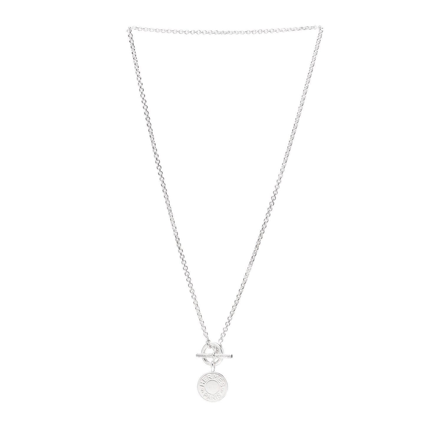 Sterling Silver Amulettes H Confettis Pendant Necklace
