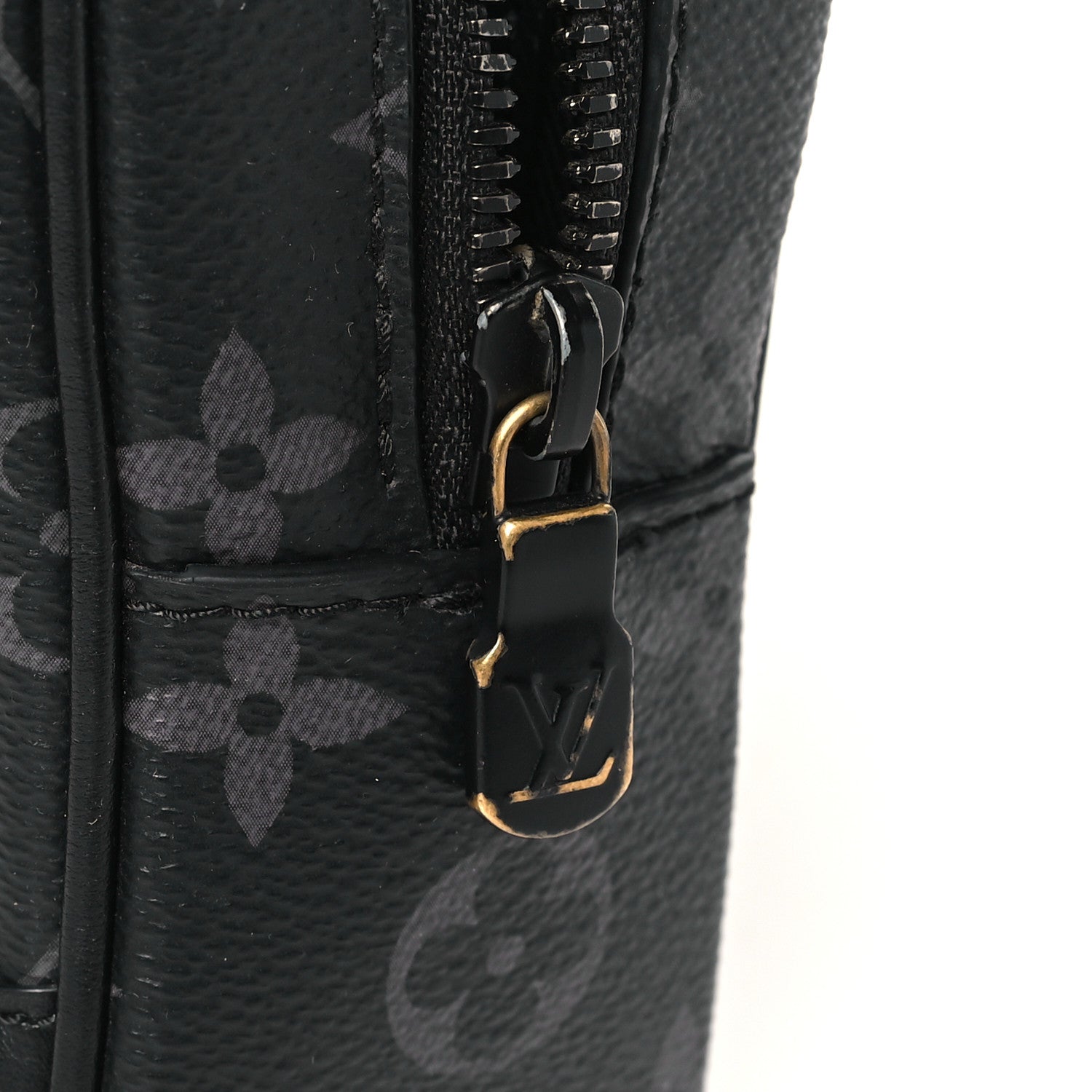 Louis Vuitton Monogram Eclipse Pouch Black 7 of 7