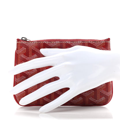 Goyard Goyardine Mini Senat Pochette Red 2 of 8