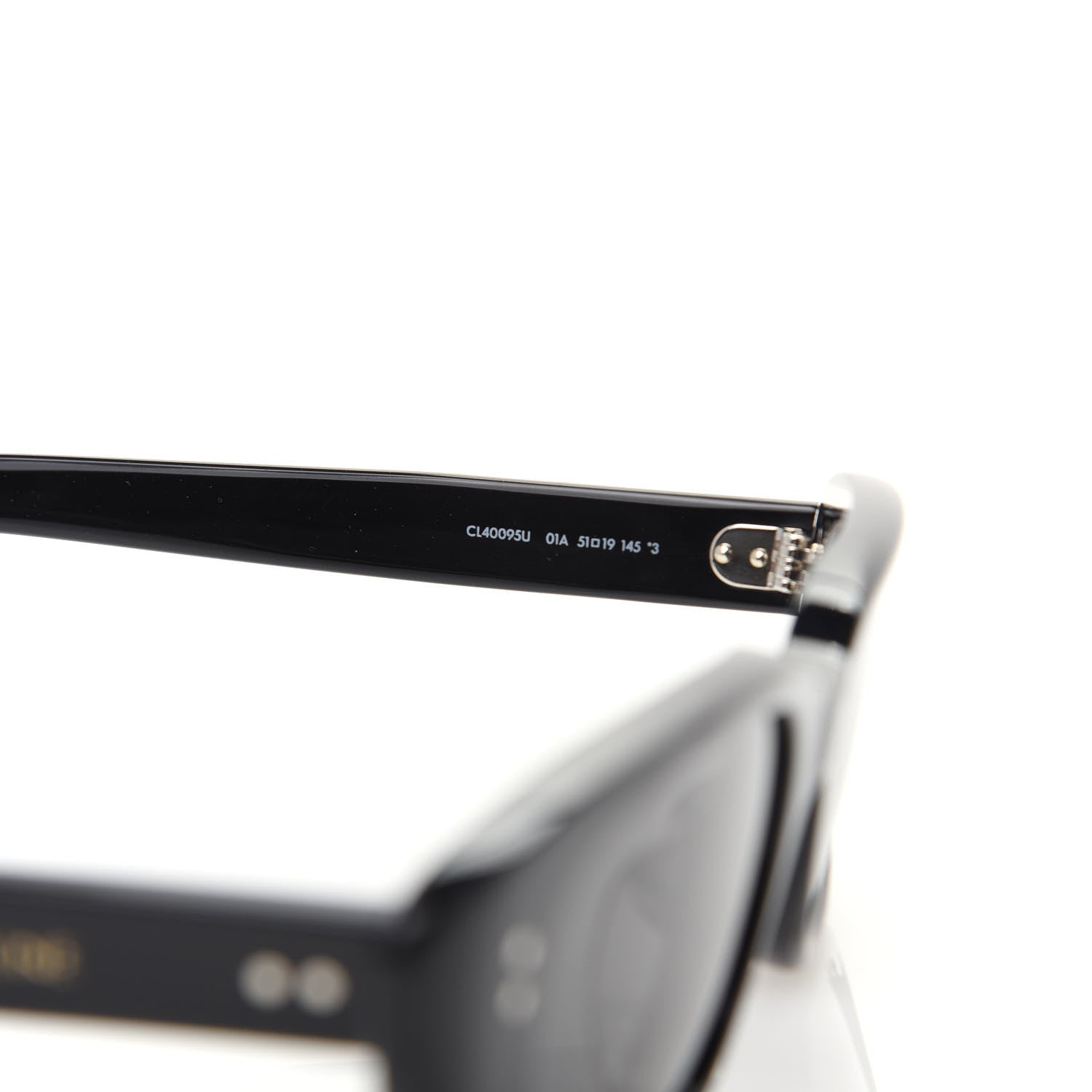 Celine Acetate Cat Eye Sunglasses CL40095U Black 6 of 6