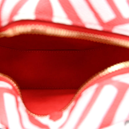 Louis Vuitton Monogram Giant Crafty Boite Chapeau Souple PM Rouge Rose Creme 5 of 9