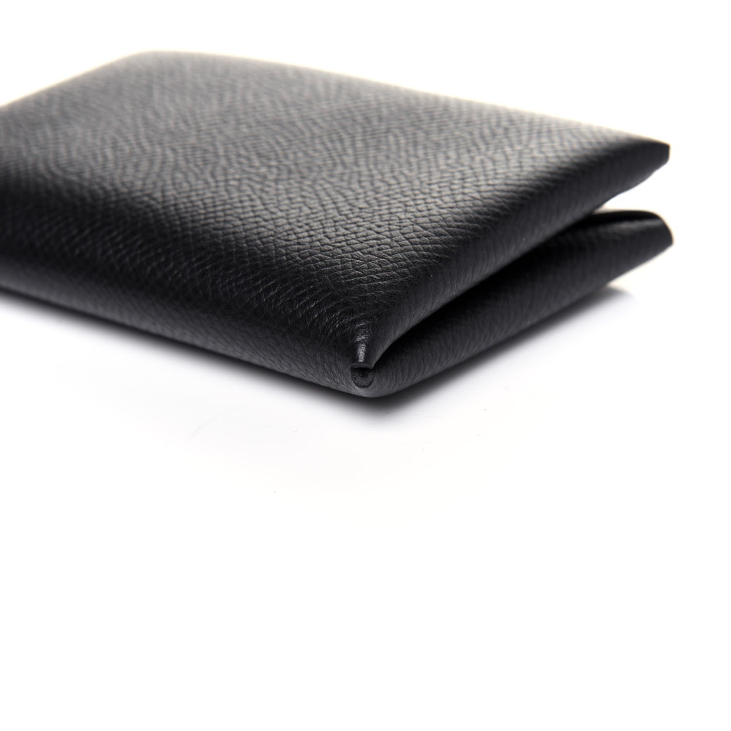 Hermes Epsom Calvi Card Case Black 9 of 10