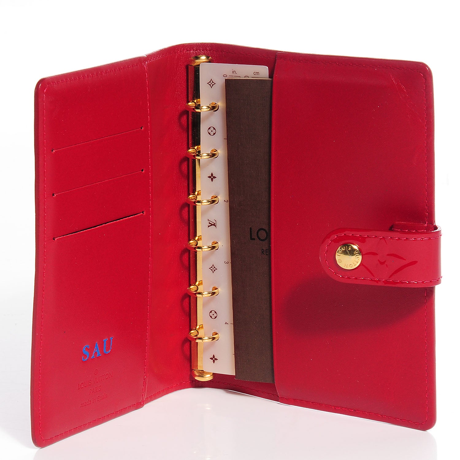 Louis Vuitton Vernis Small Ring Agenda Pomme D'Amour 5 of 8