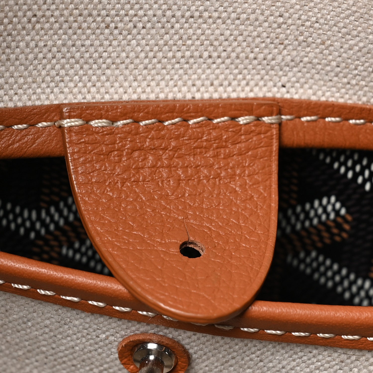 Goyard Goyardine Artois MM Black Gold 6 of 10