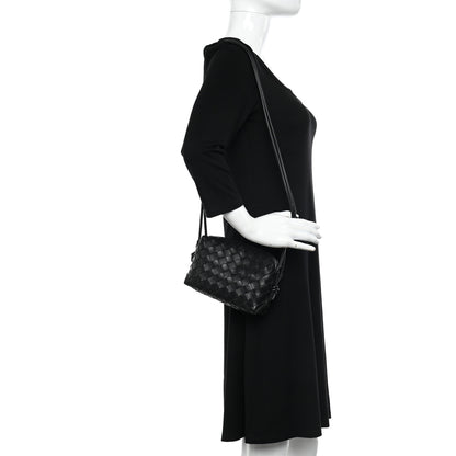 Bottega Veneta Nappa Intrecciato Mini Loop Camera Bag Black 2 of 9