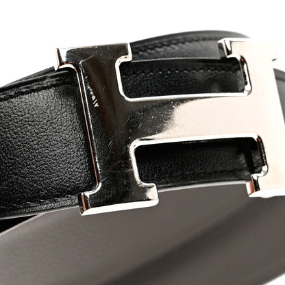 Hermes Box Togo 42mm Constance H Belt 85 Black Etain 7 of 8
