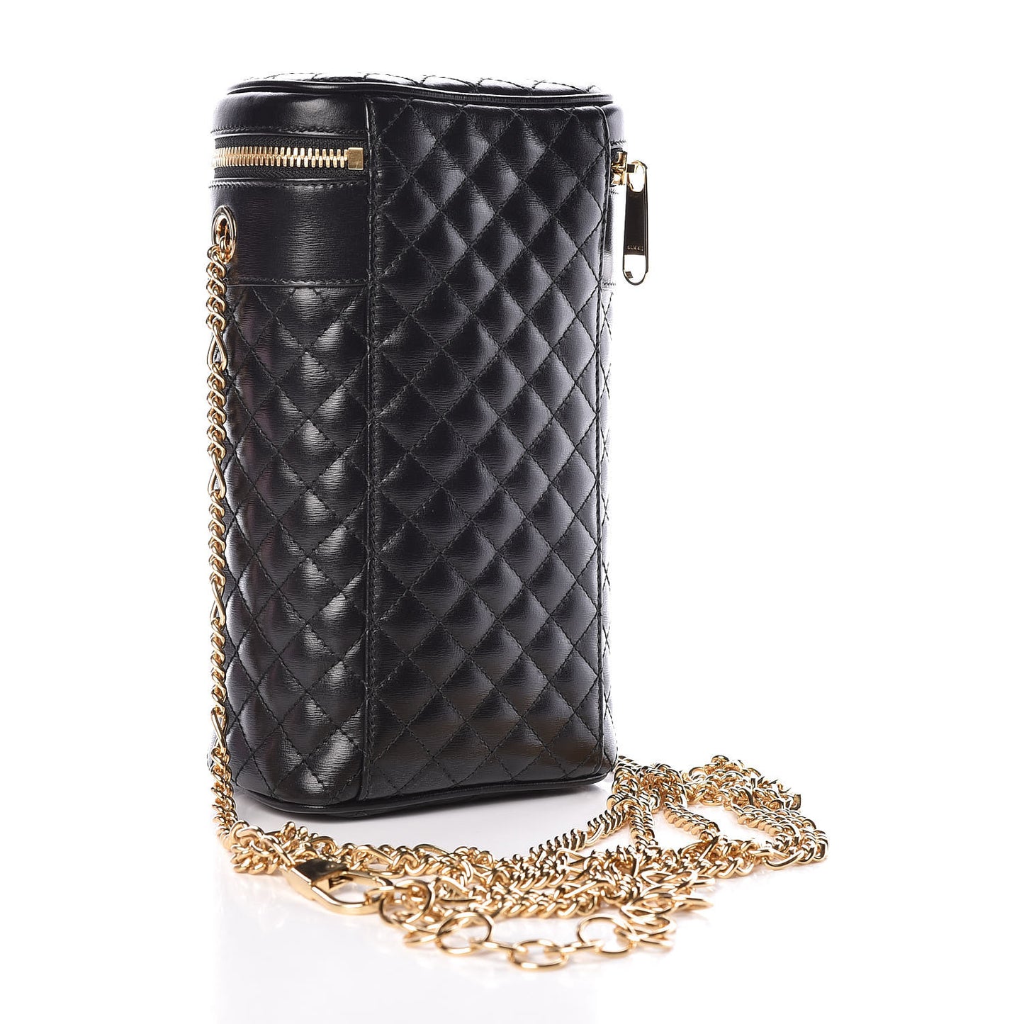 Calfskin Trapuntata Zumi Belt Bag Black