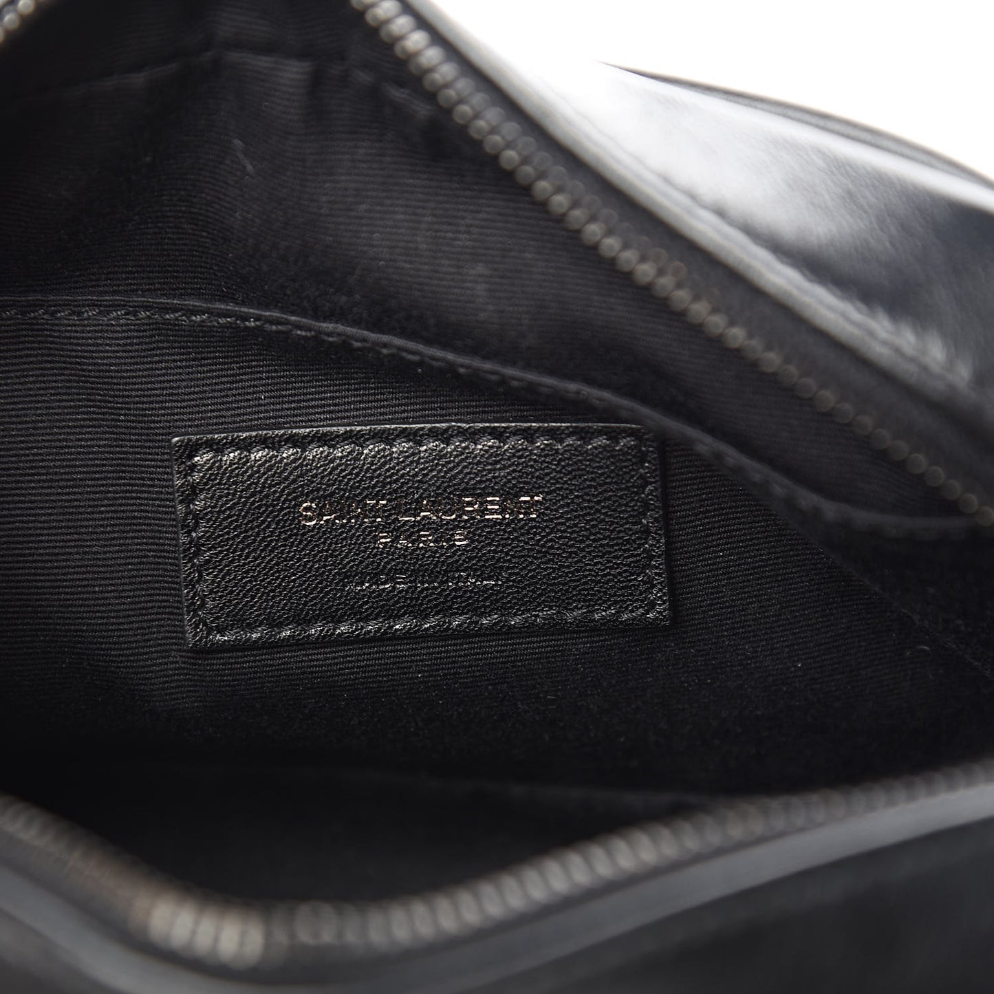 Calfskin Matelasse Monogram Lou Belt Bag Black