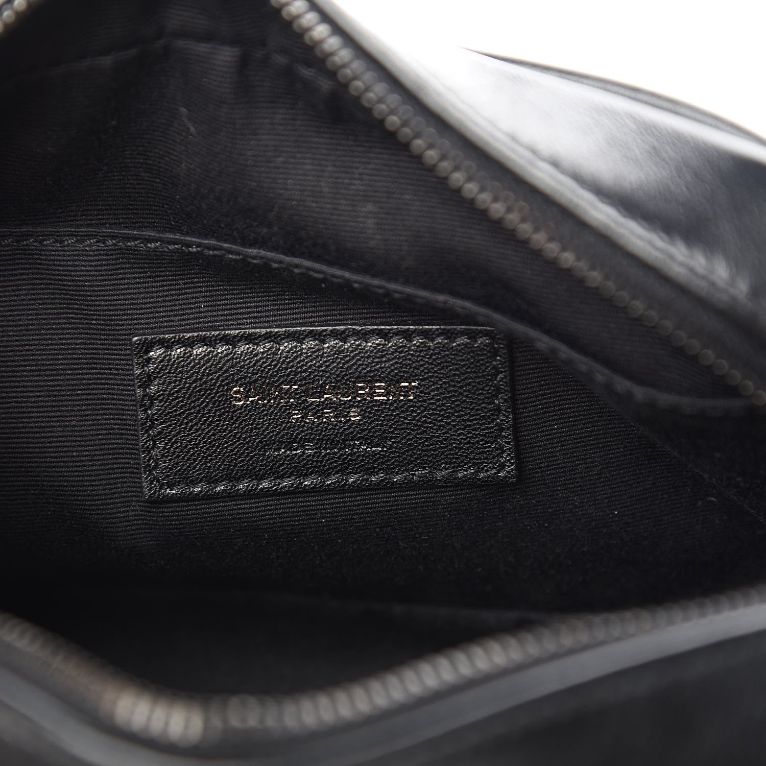 Saint Laurent Calfskin Matelasse Monogram Lou Belt Bag Black 6 of 10