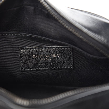 Saint Laurent Calfskin Matelasse Monogram Lou Belt Bag Black 6 of 10