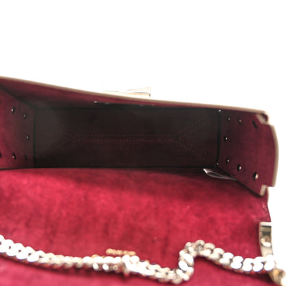 Jimmy Choo Chrome Spazzolato Lockett Petite Shoulder Bag Nude 5 of 9