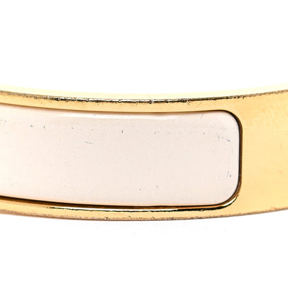 Hermes Enamel Narrow Clic Clac H Bracelet PM Creme 9 of 10