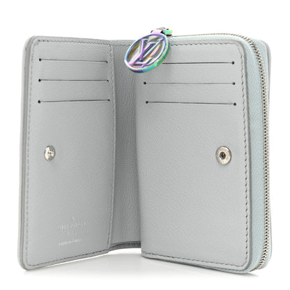 Louis Vuitton Lambskin Embossed Monogram Lou Coussin Wallet Bleu 5 of 11