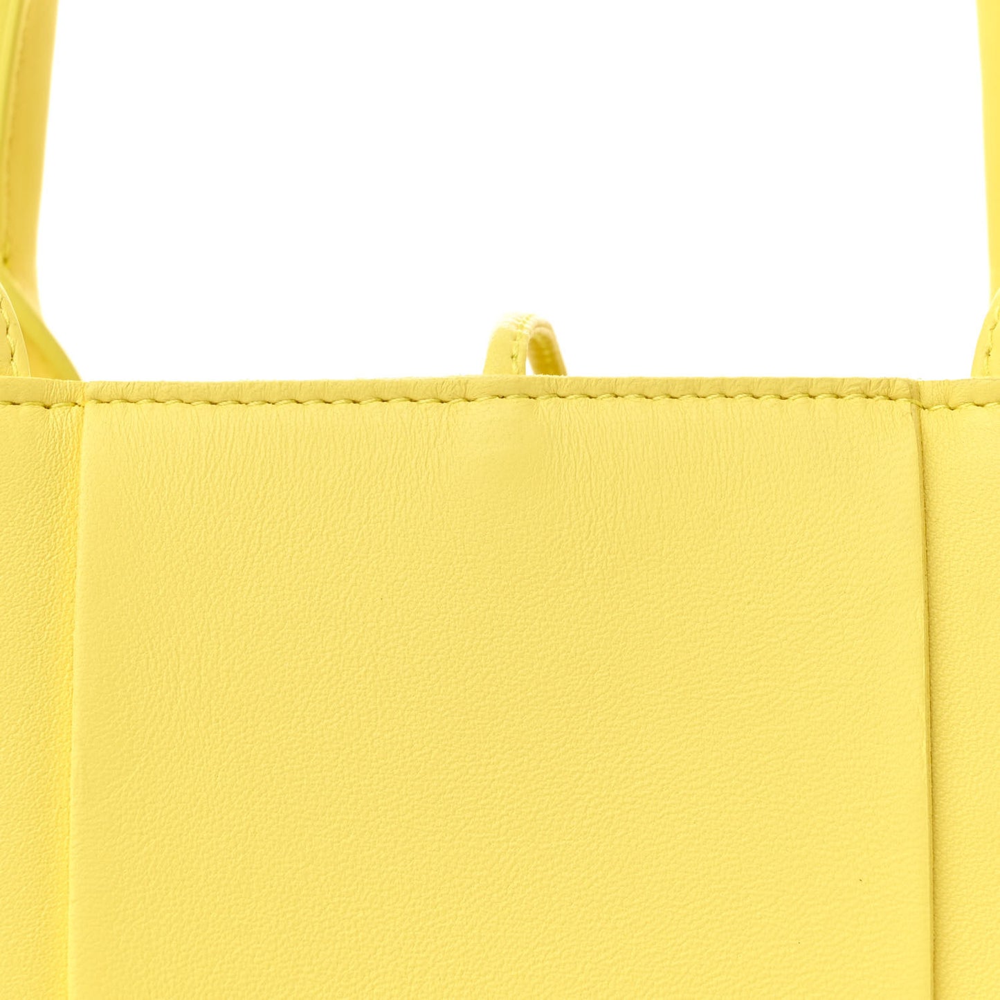 Calfskin Intreccio Small Arco Tote Sherbert