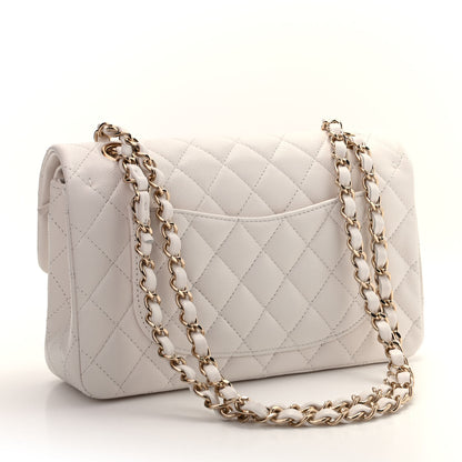 Chanel Caviar Quilted Small Double Flap White 3 of 10