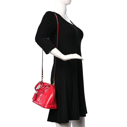Louis Vuitton Vernis Alma BB Hot Pink 2 of 9
