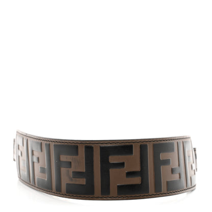 Fendi Calfskin FF 1974 Embossed Mini Strap You Maya Black 1 of 5