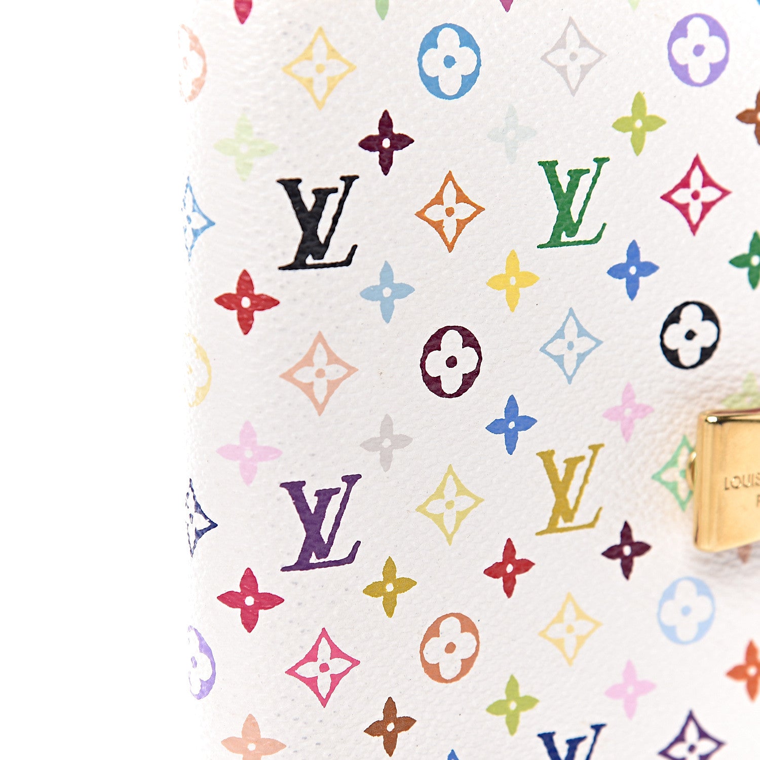 Louis Vuitton Monogram Multicolor Partenaire Agenda Cover PM White Litchi 14 of 14