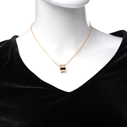 Bulgari 18K Rose Gold B.Zero1 Pendant Necklace 2 of 6