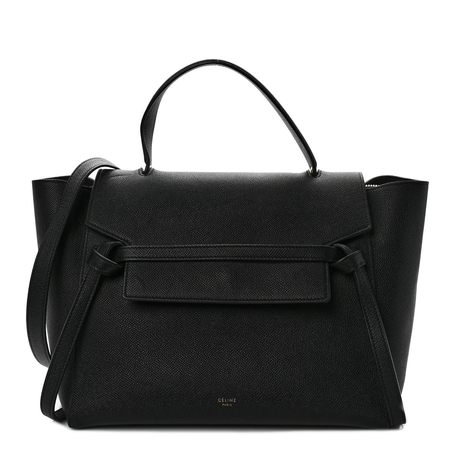 Celine Grained Calfskin Small Belt Bag Black 1 of 8