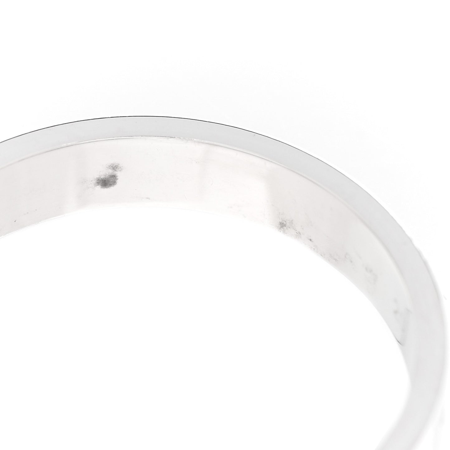 18K White Gold 4mm Icon Thin Band Ring 60 9