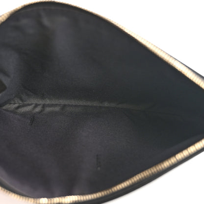 Fendi Vitello Century Snakeskin F is Fendi Tri-Color Triplette Pouch Set Powder Camelia Black 17 of 19