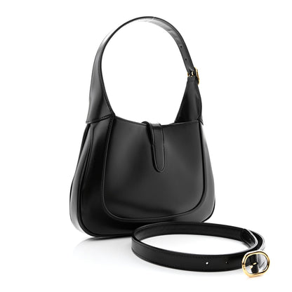 Gucci Boarded Dyana Lux Calfskin Small Jackie 1961 Hobo Black 3 of 11