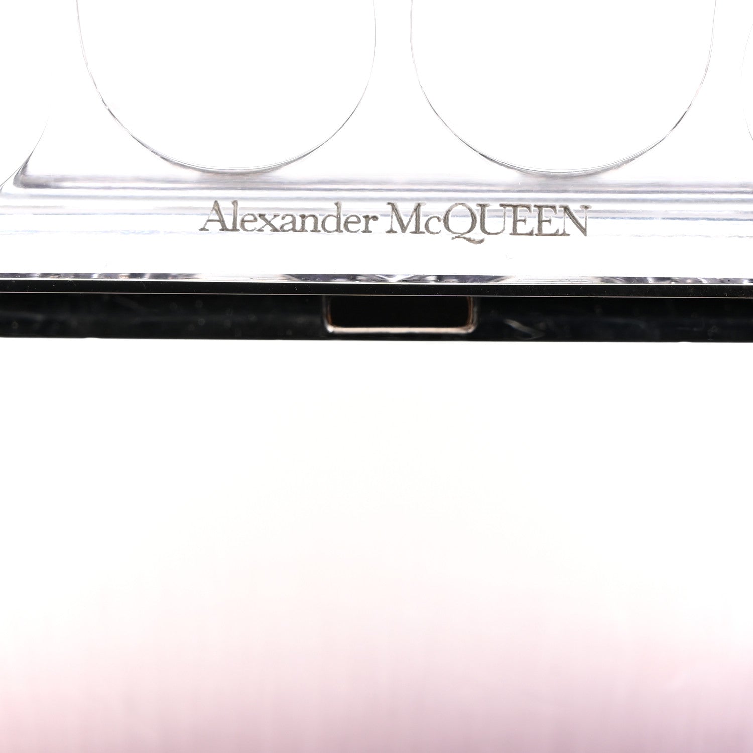 Alexander McQueen Resin Knuckle Clutch Ombre 8 of 9