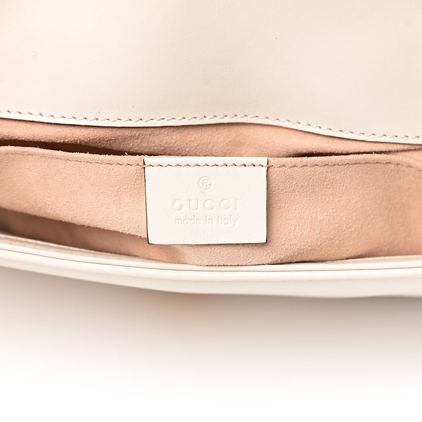 Calfskin Matelasse Mini GG Marmont Shoulder Bag White