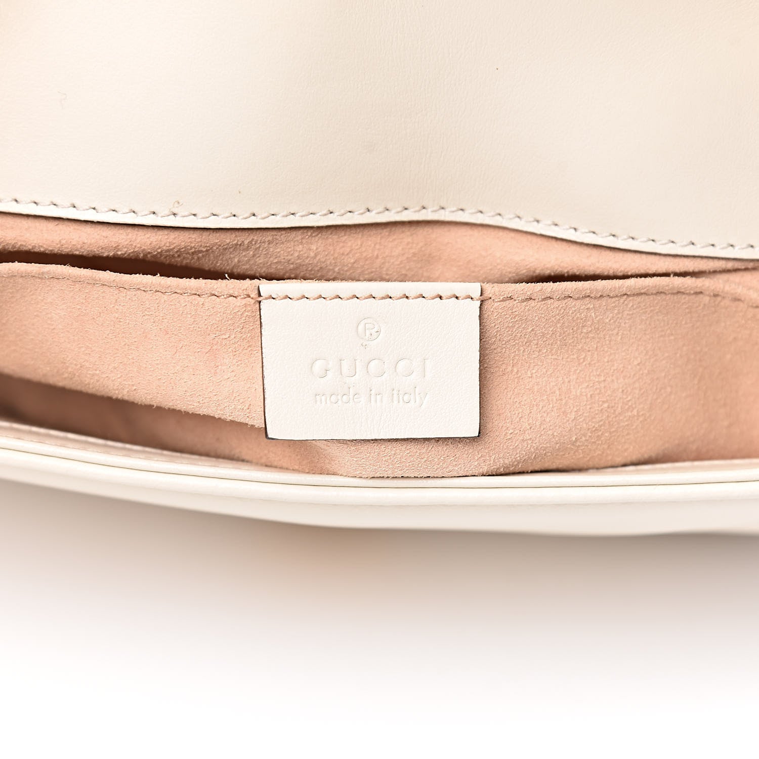 Gucci Calfskin Matelasse Mini GG Marmont Shoulder Bag White 6 of 10