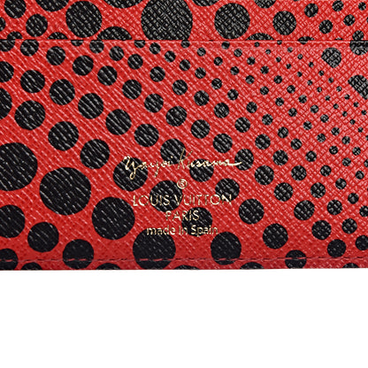Louis Vuitton Monogram Kusama Waves Insolite Wallet Red 6 of 7