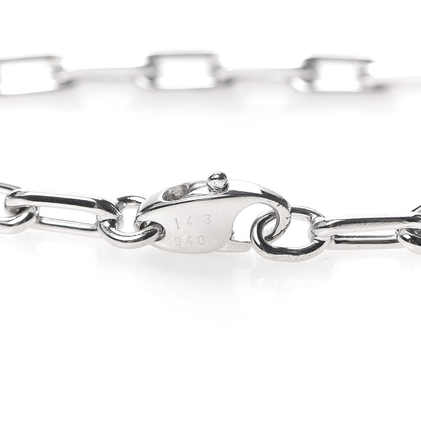 18K White Gold Spartacus Chain Bracelet