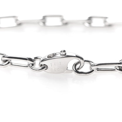 Cartier 18K White Gold Spartacus Chain Bracelet 5 of 5