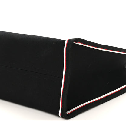 Christian Louboutin Linen Calfskin Extra Large Nastroloubi F.A.V.L. Tote Black 9 of 9