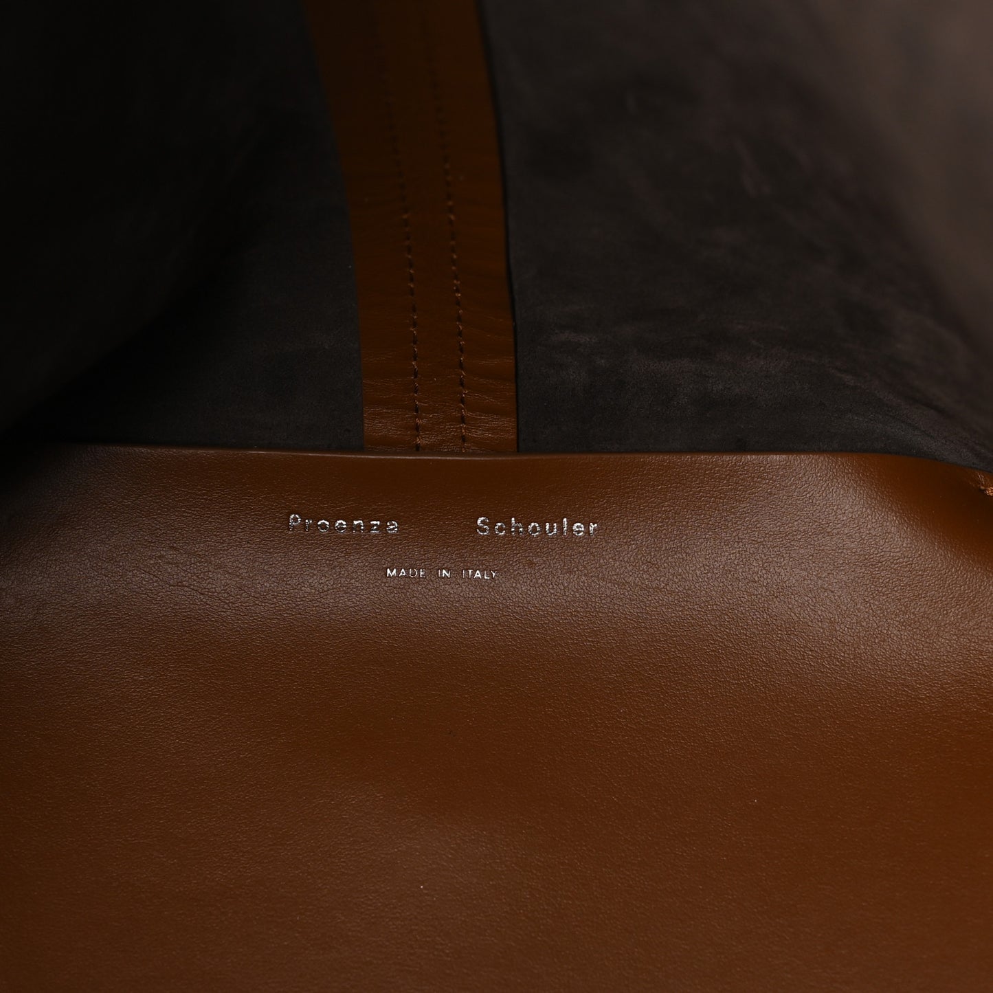 Suede Large Chelsea Tote Saddle