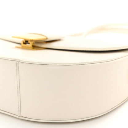 Bottega Veneta Calfskin Small Desiree Crossbody Bag Chalk 10 of 12