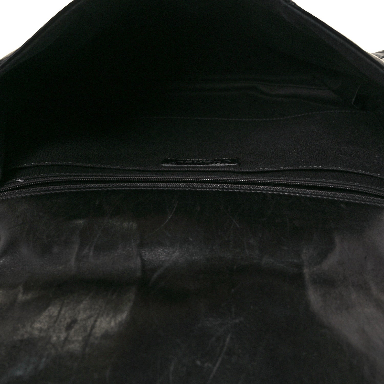 Chanel Vinyl Quilted In The Business Flap Bag Black 5 of 12