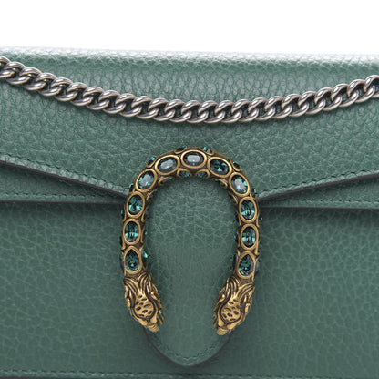 Gucci Calfskin Super Mini Dionysus Shoulder Bag Emerald 7 of 10