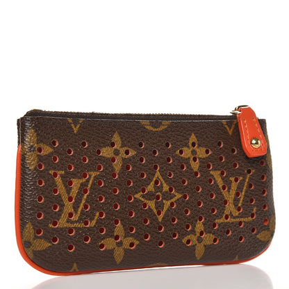 Louis Vuitton Monogram Perforated Key Pouch Orange 3 of 7