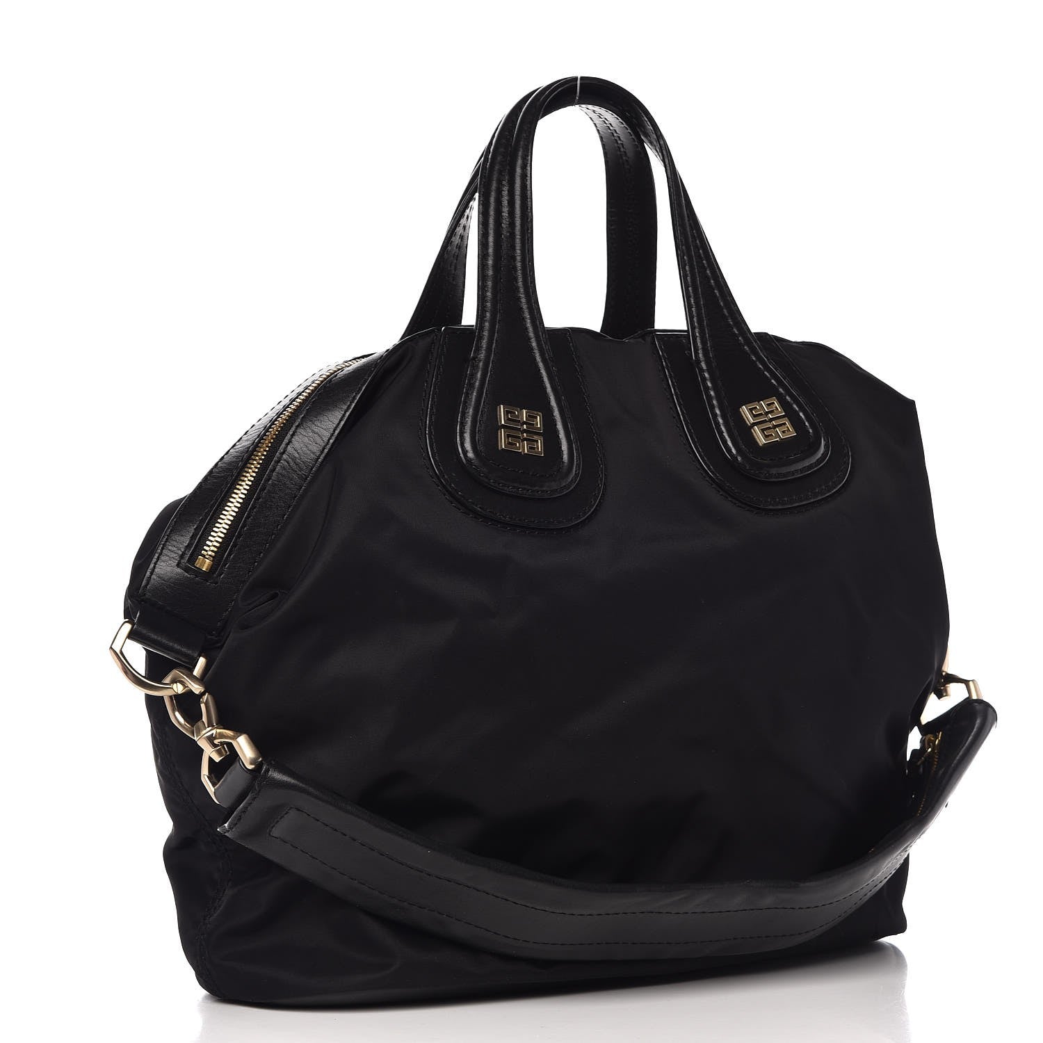 Givenchy Nylon Studded Medium Nightingale Bag Black 4 of 9