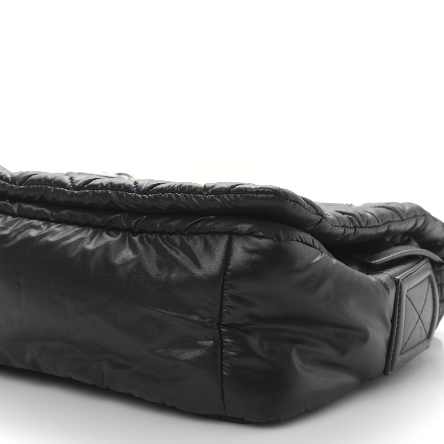 Chanel Nylon Small Coco Cocoon Messenger Bag Black 9 of 9