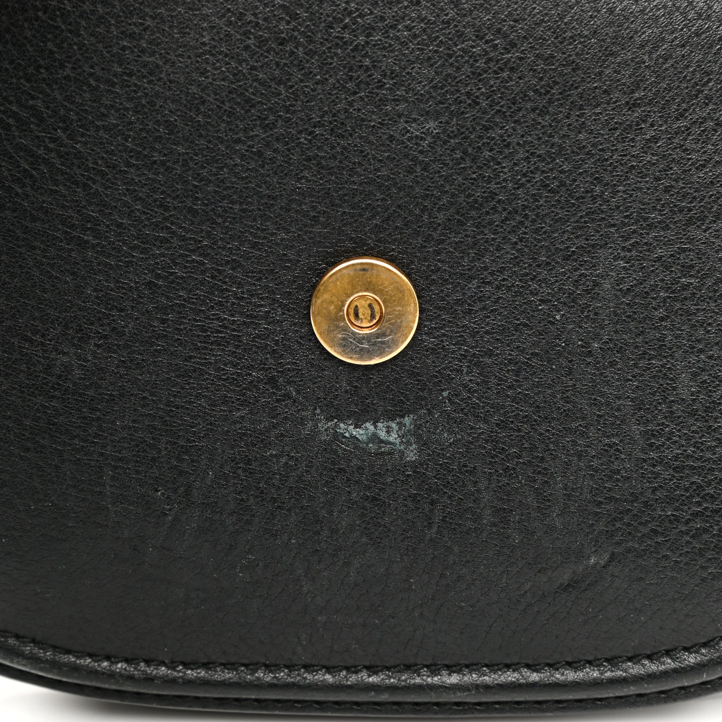 Calfskin Web Crystal Butterfly Stripe Small Totem Shoulder Bag Black