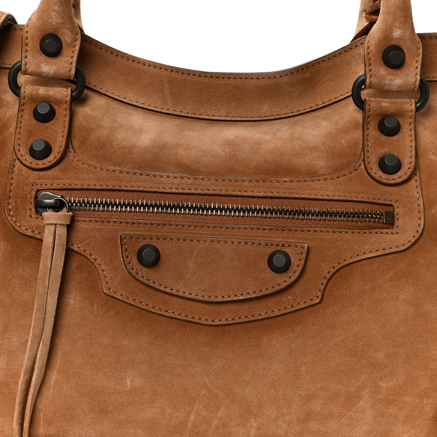 Balenciaga Waxed Suede Calfskin Classic Hardware Medium Le City