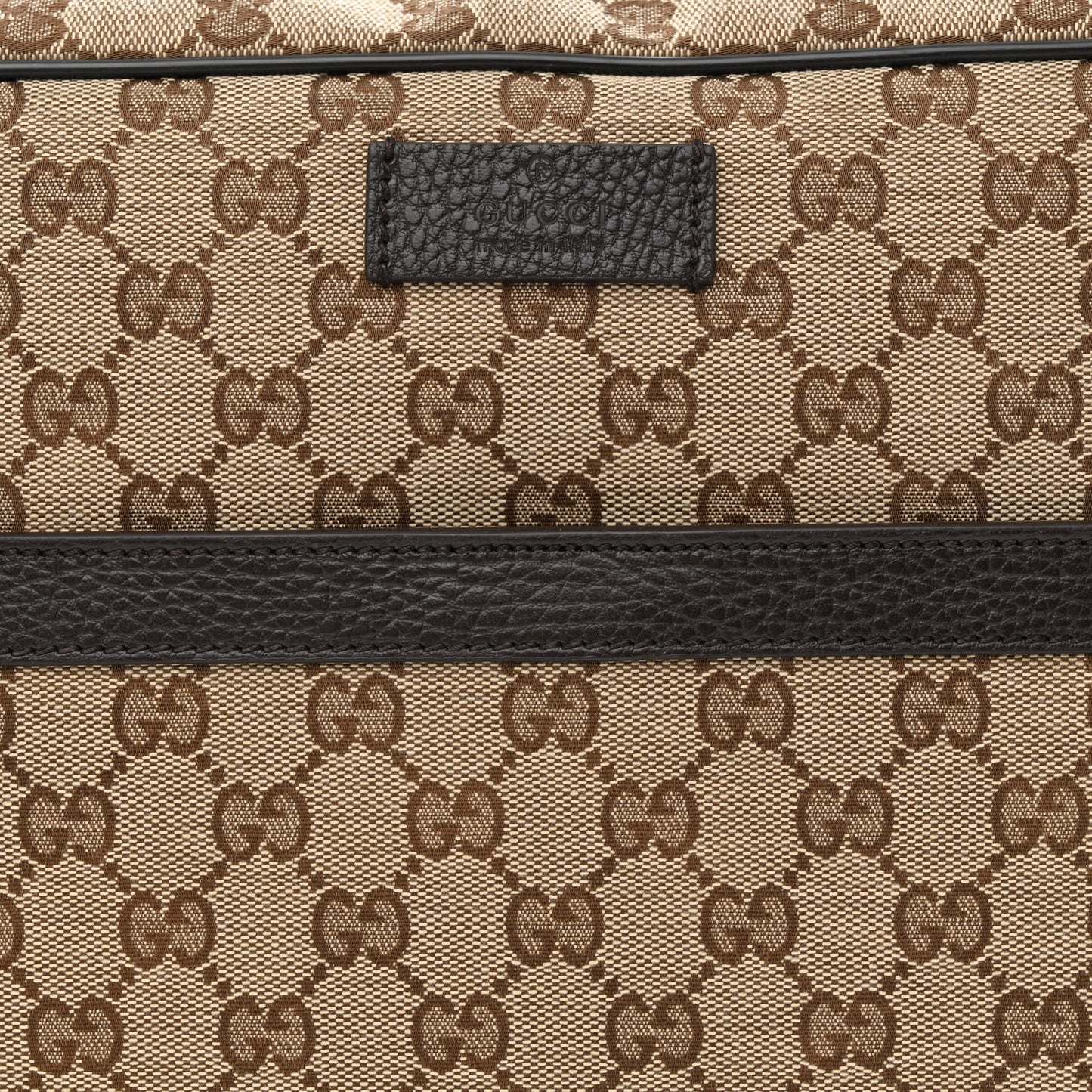 Monogram Dollar Calfskin Large Camera Case Beige Ebony Testa di Moro Marrone Scuro