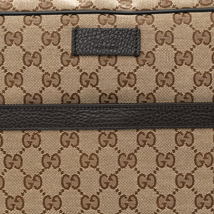 Gucci Monogram Dollar Calfskin Large Camera Case Beige Ebony Testa di Moro Marrone Scuro 7 of 9