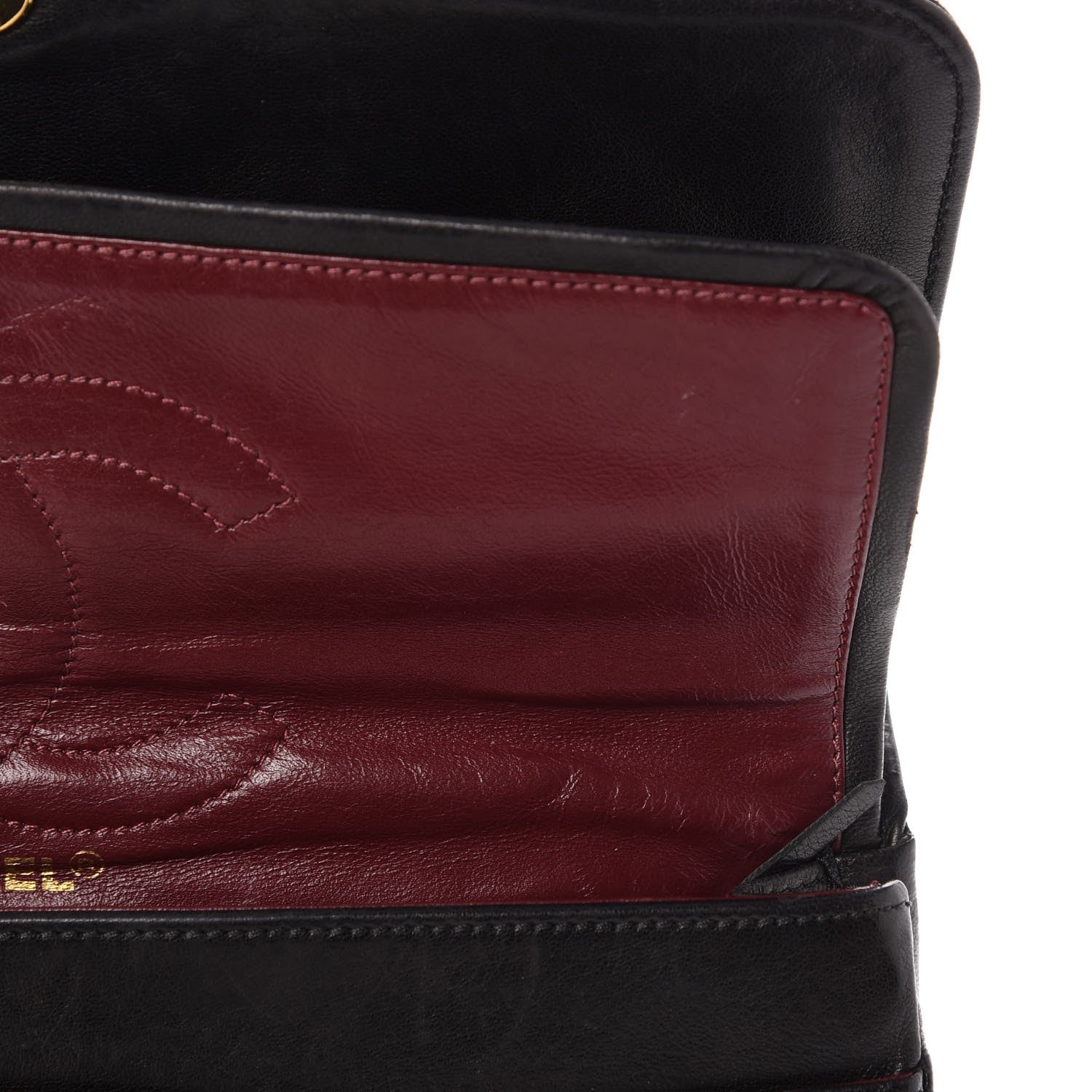 Chanel Lambskin Quilted Medium Double Flap Black 11 of 17