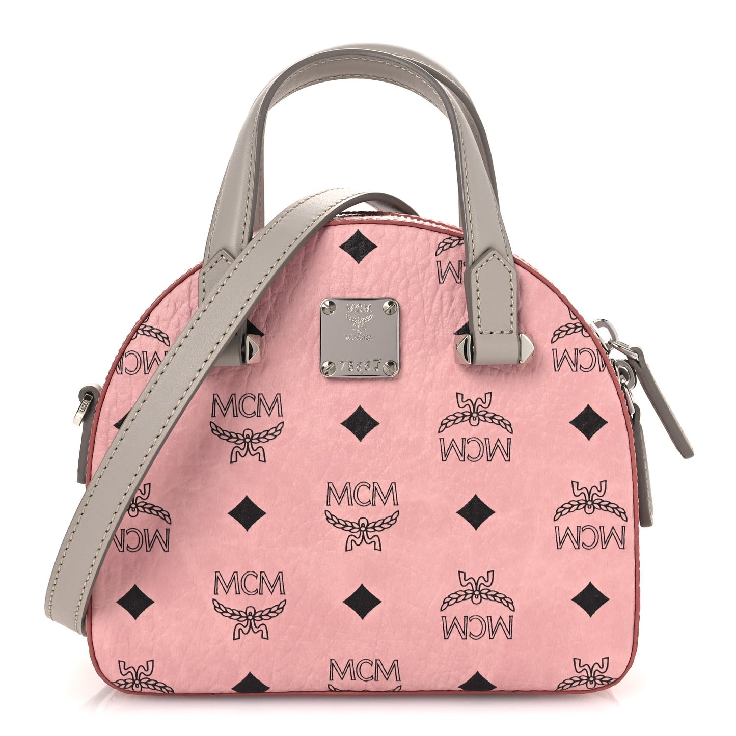 Visetos Mini Half Moon Crossbody Bag Soft Pink