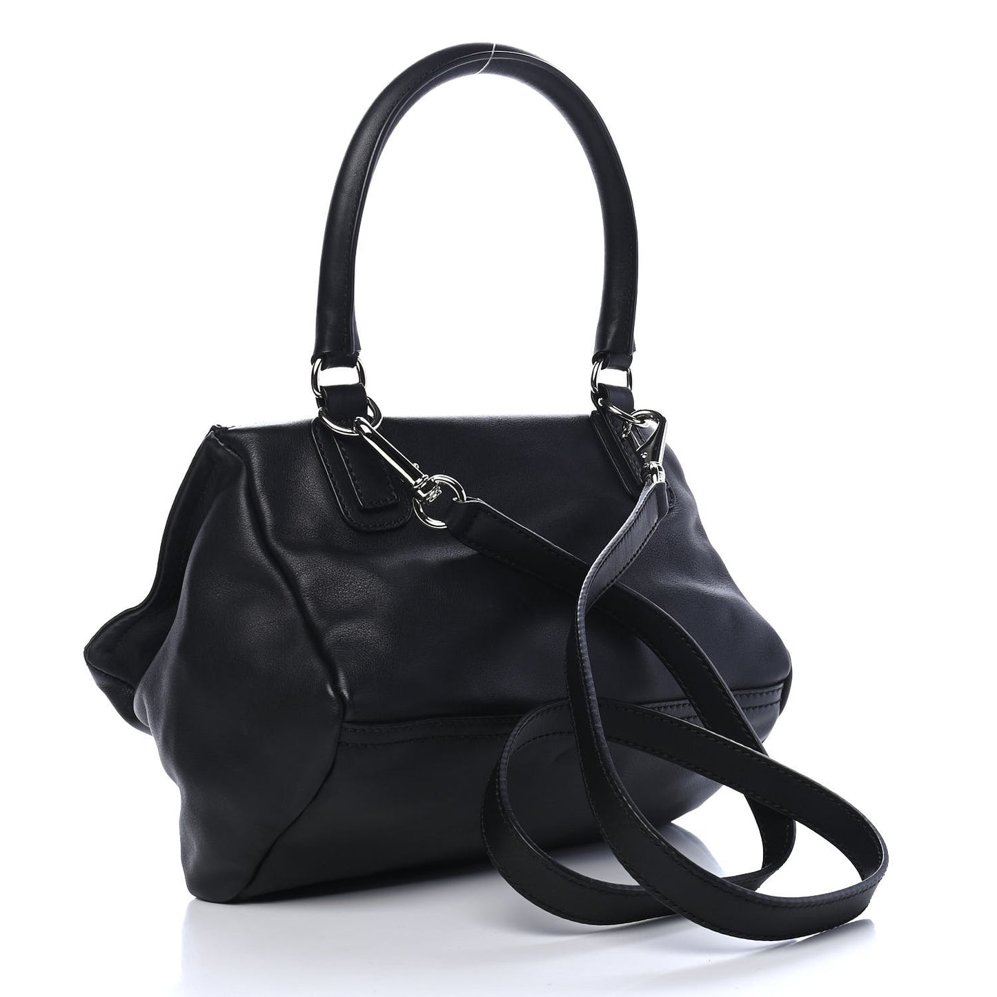 Calfskin Embellished Small Pandora Black