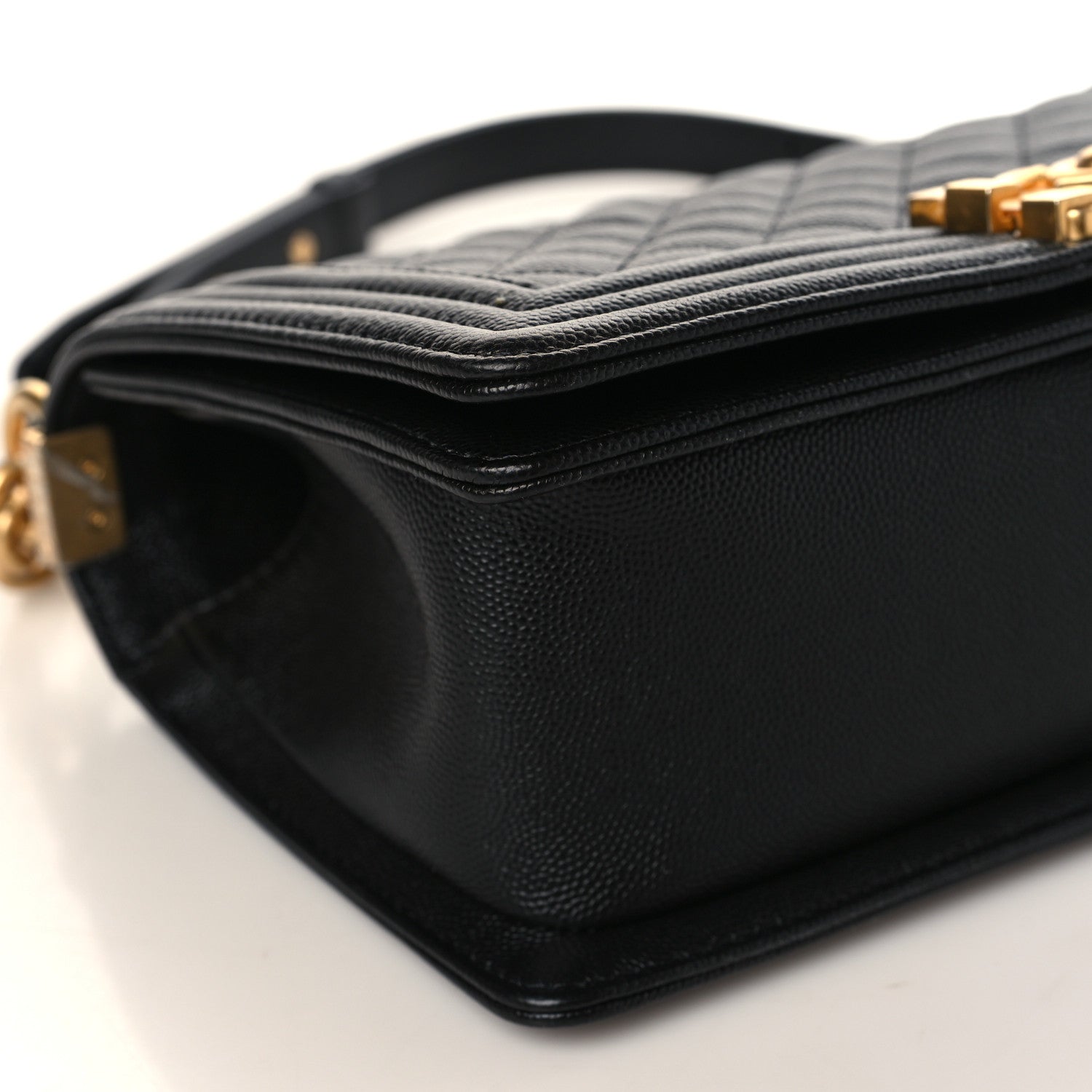 Chanel Caviar Quilted Medium Boy Flap Black 8 of 10